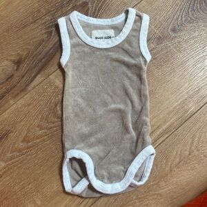 Terry cloth onesie